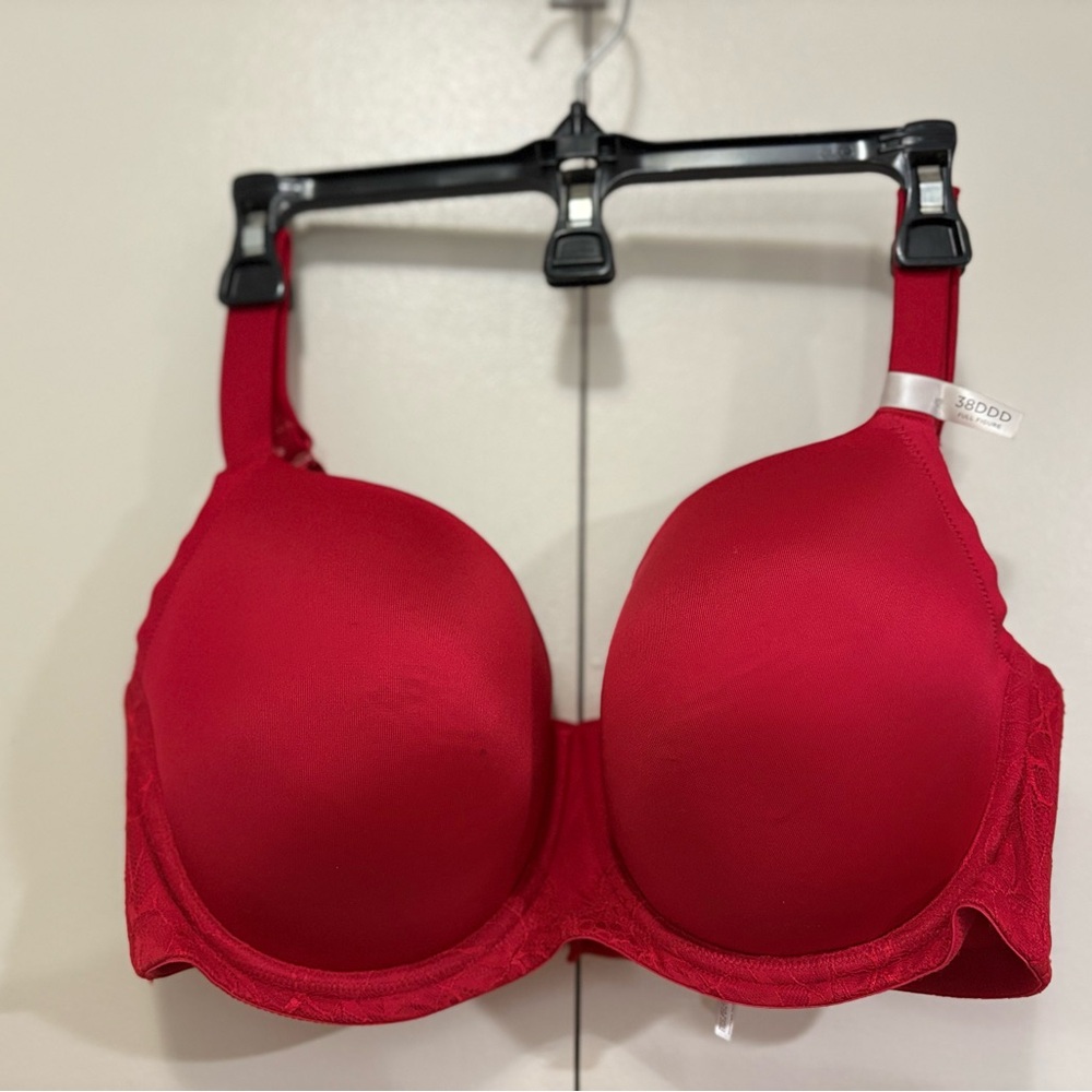 Elegant Red Bra by